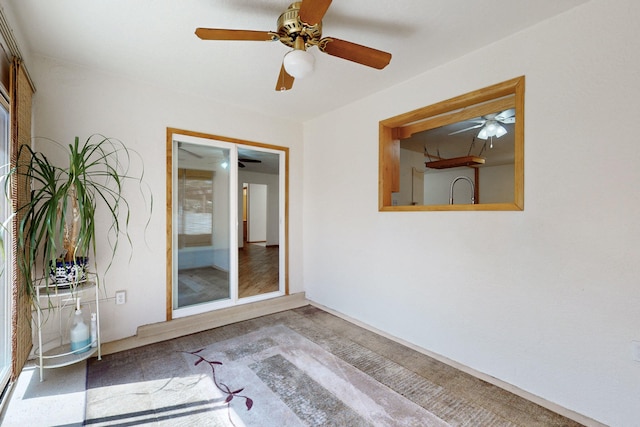 8021 Ruidoso Ct NE, Albuquerque, NM 87109 - unfurnished room featuring ceiling fan