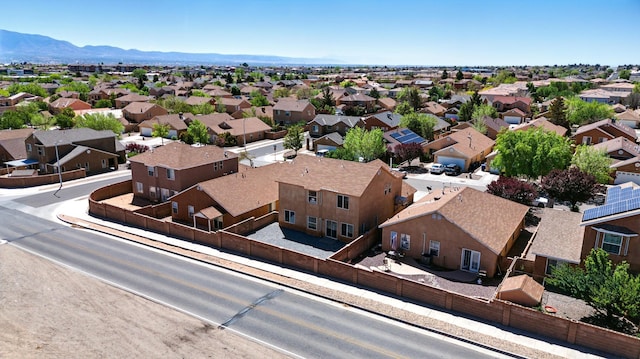 5909 Night Shadow Ave NW, Albuquerque, NM 87114 - aerial view of residential area with a mountainous background