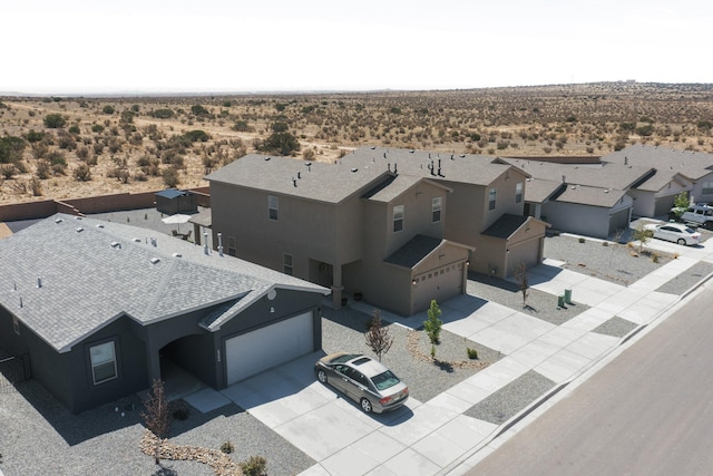 6300 Gannett Dr NE, Rio Rancho, NM 87144 - aerial view of residential area featuring a desert landscape