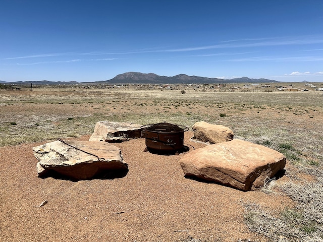 view of mountain feature