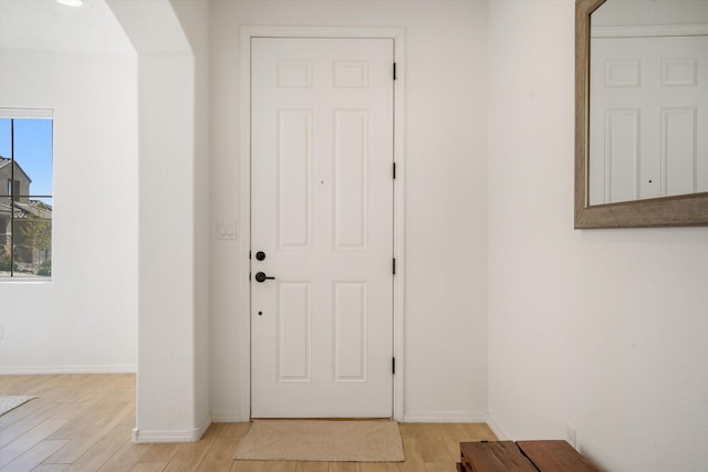 3003 Turquesa SE, Rio Rancho, NM 87124 - entrance foyer featuring light wood-style floors and baseboards
