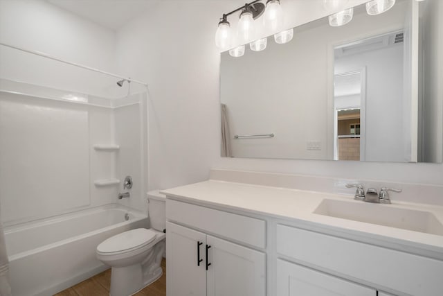 3003 Turquesa SE, Rio Rancho, NM 87124 - full bath featuring toilet, bathtub / shower combination, and vanity