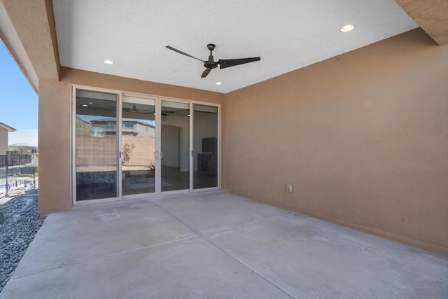 3003 Turquesa SE, Rio Rancho, NM 87124 - view of patio with ceiling fan