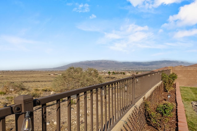 9109 Retablo Rd NW, Albuquerque, NM 87120 - balcony with a mountain view