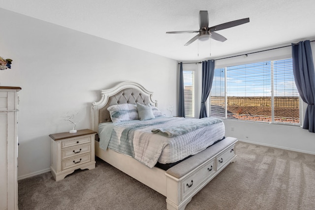 9109 Retablo Rd NW, Albuquerque, NM 87120 - bedroom with light colored carpet, baseboards, and multiple windows