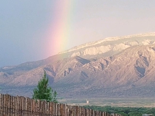 view of mountain background