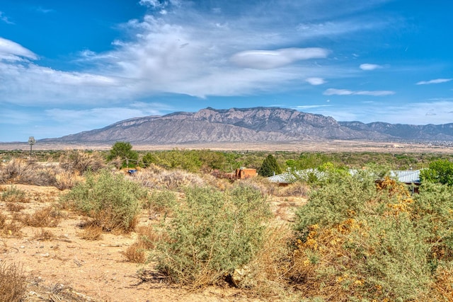view of mountain backdrop