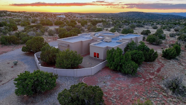 255 Diamond Tail Rd, Placitas, NM 87043 - view of subject property with a mountainous background