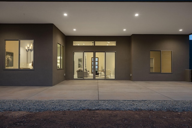 262 Diamond Tail Rd, Placitas, NM 87043 - rear view of property featuring a patio area and stucco siding