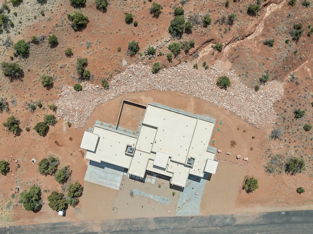 262 Diamond Tail Rd, Placitas, NM 87043 - aerial view featuring a desert view
