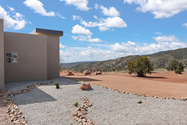 262 Diamond Tail Rd, Placitas, NM 87043 - view of yard featuring a mountain view