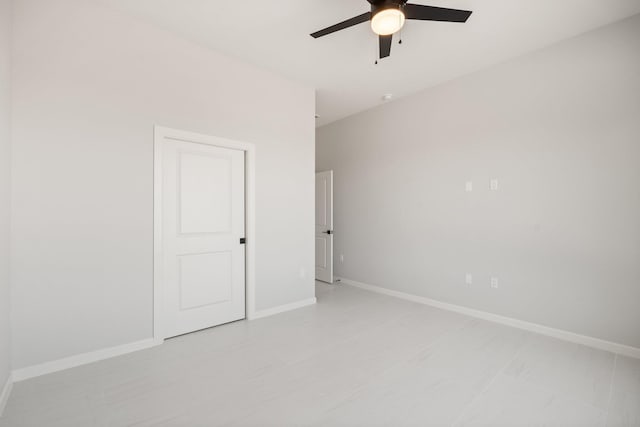 262 Diamond Tail Rd, Placitas, NM 87043 - spare room with a ceiling fan and baseboards