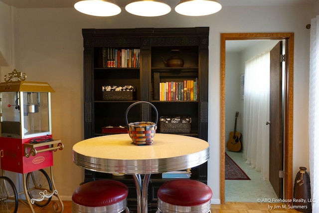 view of dining area