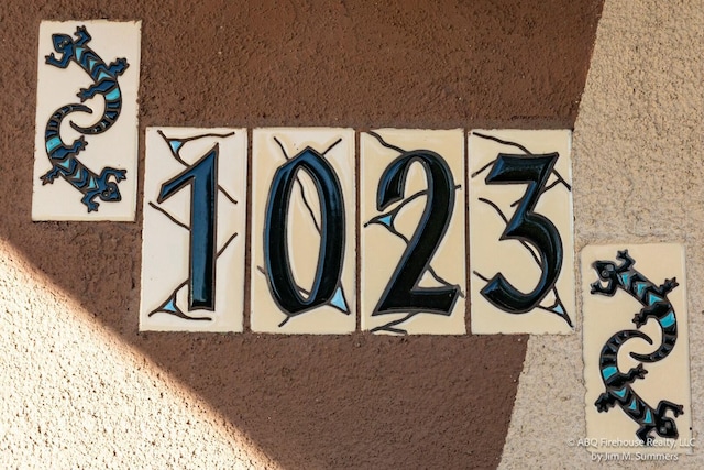 exterior details featuring stucco siding