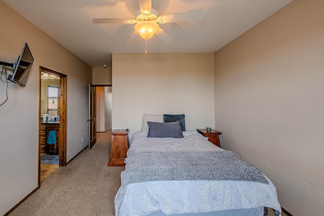 5016 Frontier Rd NE, Rio Rancho, NM 87144 - bedroom with a ceiling fan and carpet flooring