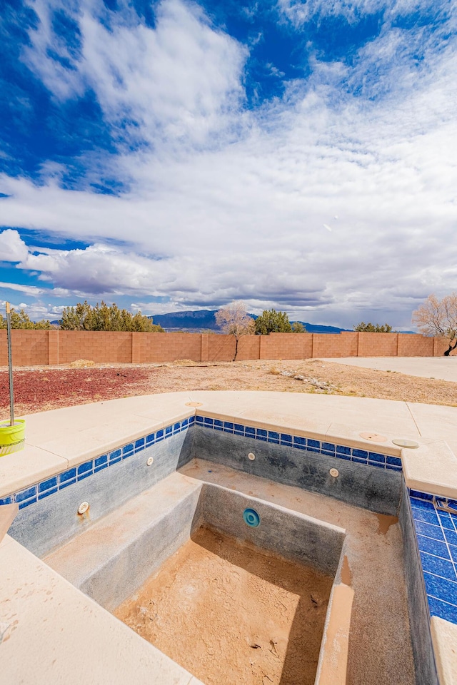 5016 Frontier Rd NE, Rio Rancho, NM 87144 - view of pool featuring a fenced backyard