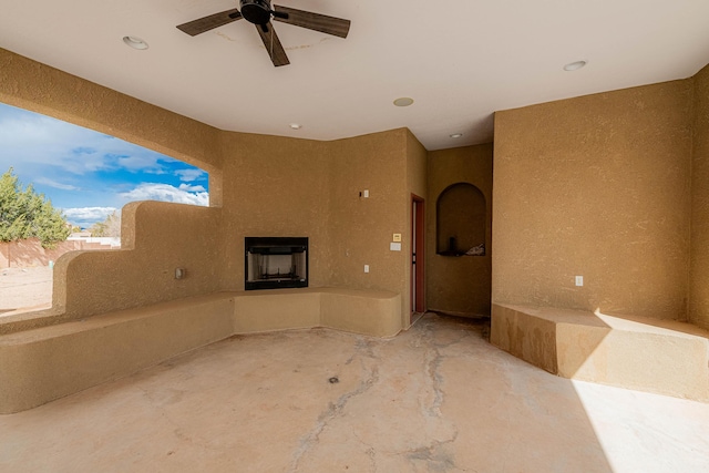 5016 Frontier Rd NE, Rio Rancho, NM 87144 - view of patio with a ceiling fan