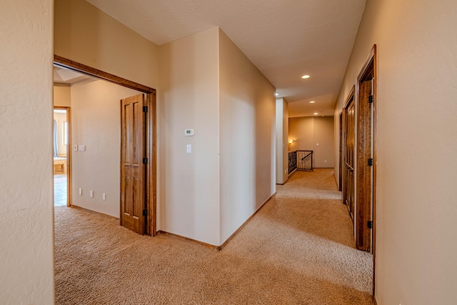 5016 Frontier Rd NE, Rio Rancho, NM 87144 - corridor with recessed lighting, carpet, and baseboards
