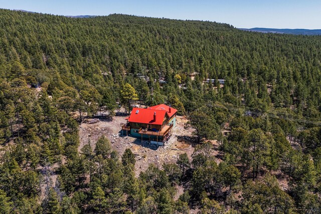 387 County Rd B64, Pecos, NM 87552 - view of subject property with a forest