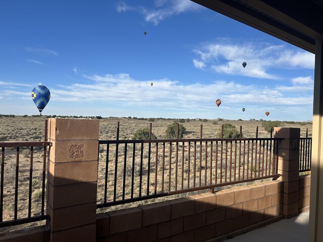 5668 Cold Creek Ave NW, Albuquerque, NM 87114 - view of patio with a balcony