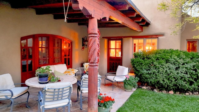 view of patio