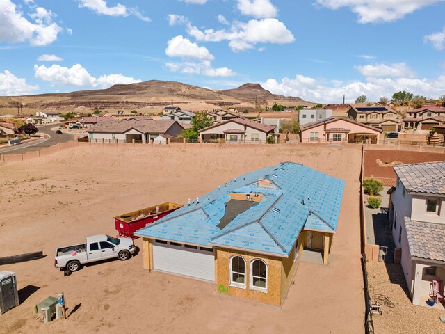 1561 Corta Corona, Los Lunas, NM 87031 - aerial view with a residential view and a mountain view