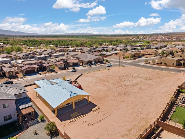 1561 Corta Corona, Los Lunas, NM 87031 - drone / aerial view featuring a residential view and a mountain view