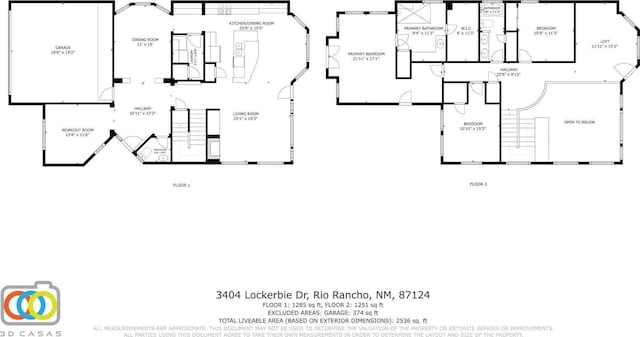3404 Lockerbie Dr SE, Rio Rancho, NM 87124 - view of layout