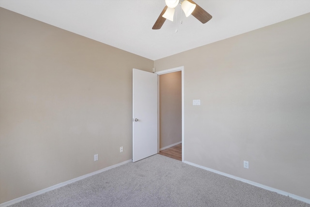 10516 Calle Sombra NW, Albuquerque, NM 87114 - carpeted empty room featuring baseboards and a ceiling fan