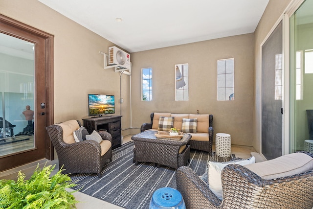 view of living area