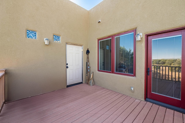 6 Storyteller Ct, Sandia Park, NM 87047 - view of deck