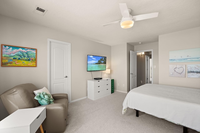 4201 High Mesa Rd SE, Rio Rancho, NM 87124 - carpeted bedroom featuring baseboards and ceiling fan
