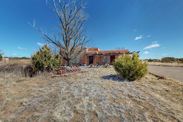 view of southwest-style home