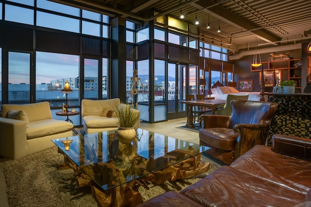 100 Gold Ave SW Unit 404, Albuquerque, NM 87102 - lobby with a view of city and a towering ceiling