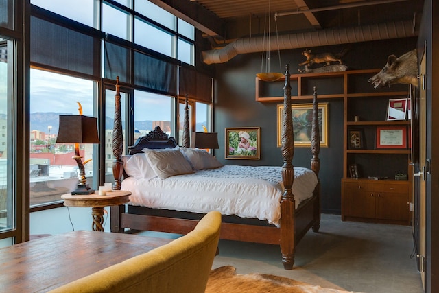100 Gold Ave SW Unit 404, Albuquerque, NM 87102 - bedroom with multiple windows and a high ceiling