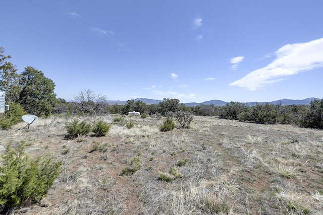 view of mountain feature