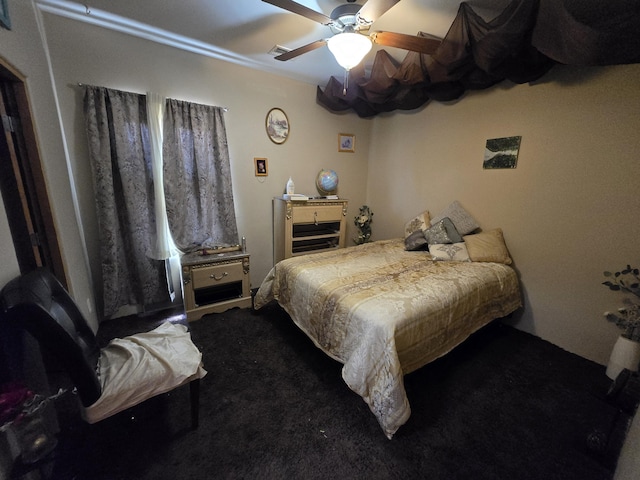 4505 Driftwood Ave NW, Albuquerque, NM 87114 - carpeted bedroom featuring a ceiling fan
