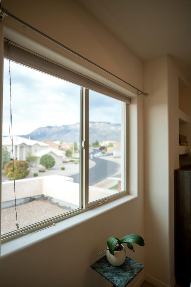 view of room details