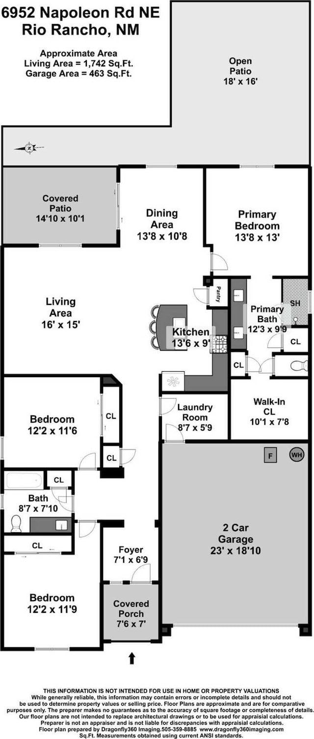 6952 Napoleon Rd NE, Rio Rancho, NM 87144 - floor plan