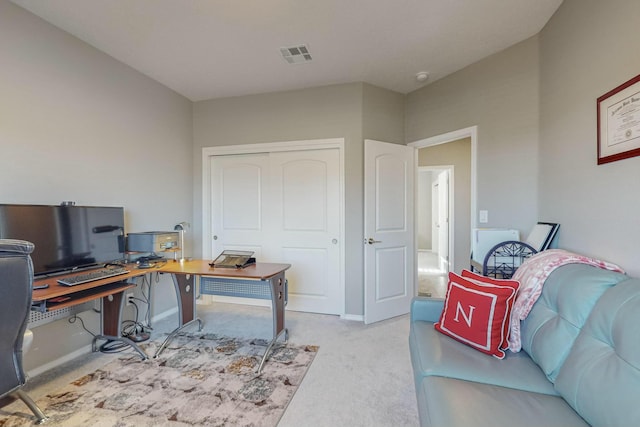 4017 Windy Rd NE, Rio Rancho, NM 87144 - home office with visible vents and carpet