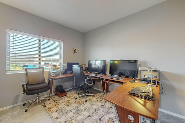 4017 Windy Rd NE, Rio Rancho, NM 87144 - office area featuring carpet floors, plenty of natural light, and baseboards