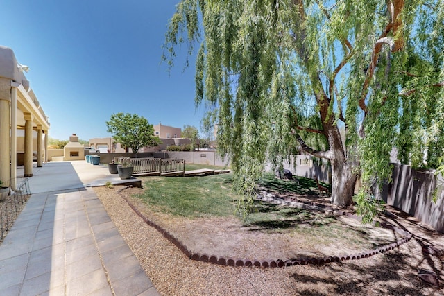 630 Barnett Rd, Bosque Farms, NM 87068 - view of yard with a patio and a fenced backyard