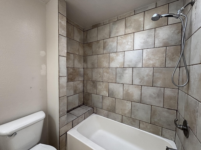 full bath with toilet and  shower combination