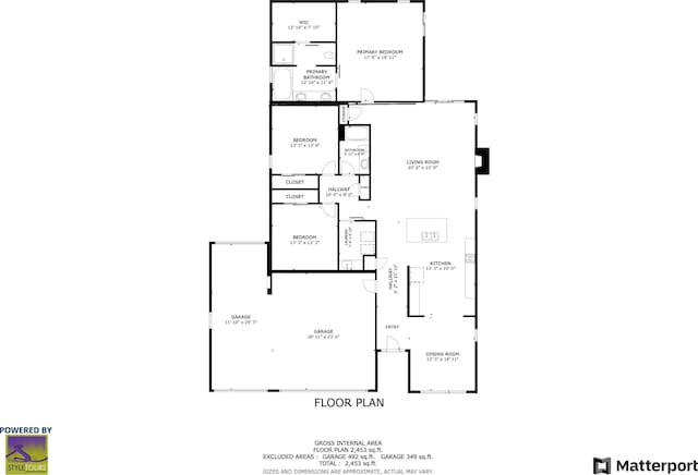 3919 Bryan Ave NW, Albuquerque, NM 87114 - property floor plan