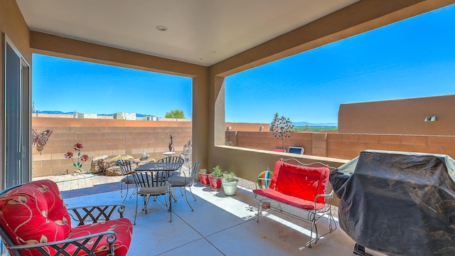 3919 Bryan Ave NW, Albuquerque, NM 87114 - fenced backyard with a patio area