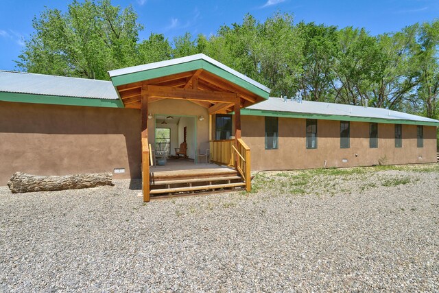 107 Rome Ln, Corrales, NM 87048 - view of front of property featuring stucco siding