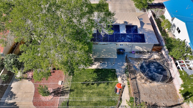drone / aerial view