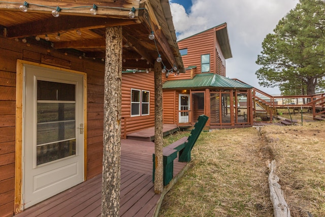 view of deck