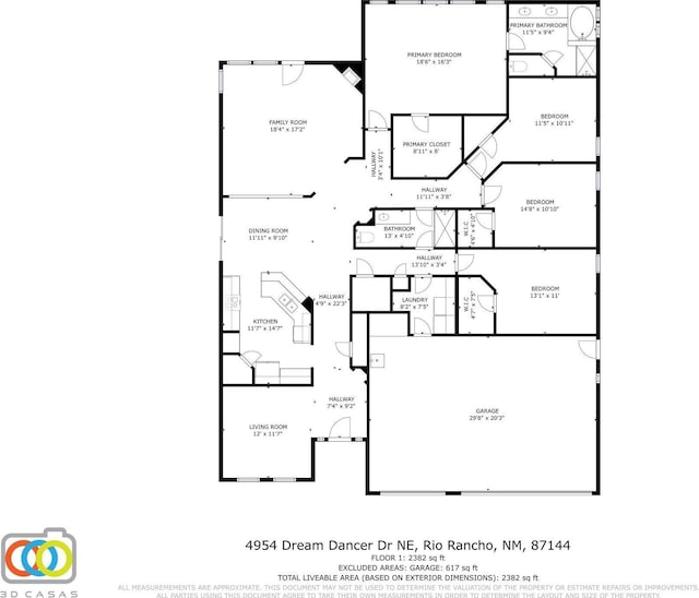 4954 Dream Dancer Dr NE, Rio Rancho, NM 87144 - view of layout