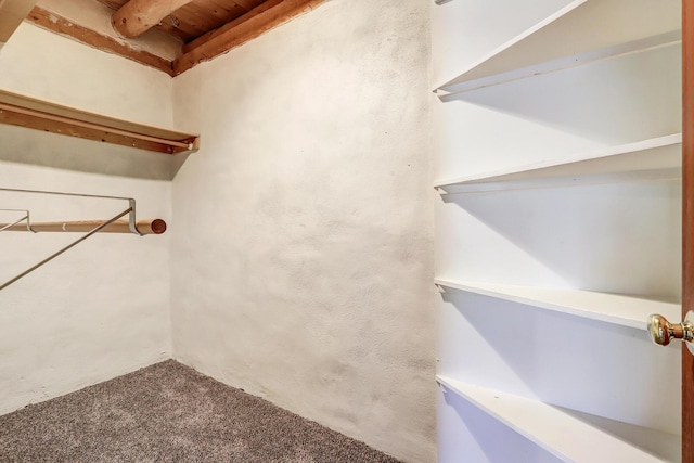 545 Atrisco Dr NW, Albuquerque, NM 87105 - walk in closet with beamed ceiling